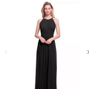 Black Jewel Chiffon Bill Levkoff Bridesmaid Dress Size 6